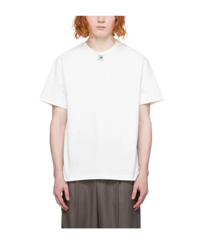 Ader Error Short-sleeved T-shirt In White