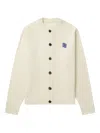 Ader Error Off-white Sig; Bl Tag 01 Cardigan In Neutral