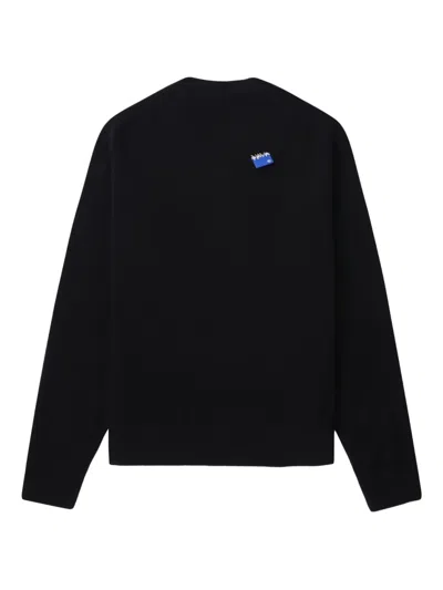 ADER ERROR SIG; BL TAG LOGO-PLAQUE BUTTONED CARDIGAN