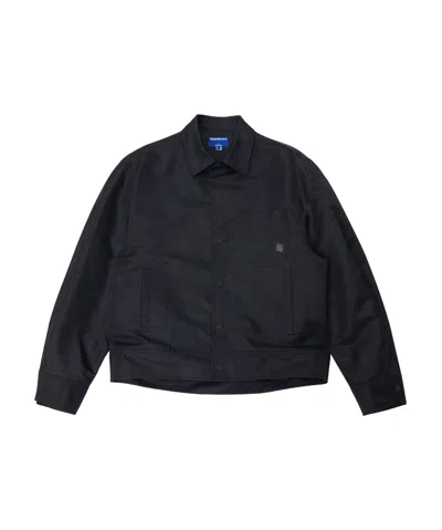 Ader Error Significant Collection Trs Tag Logo Casual Jacket In Black