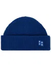 Ader Error Significant Trs Tag Beanie Hat 01 In Blue