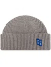 Ader Error Significant Trs Tag Beanie Hat 01 In Grey