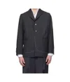 Ader Error Single-breasted Blazer In Black