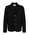 Ader Error Single-breasted Long-sleeved Suit Jacket In Black