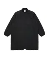 Ader Error Single Breasted Trench Coat In Black