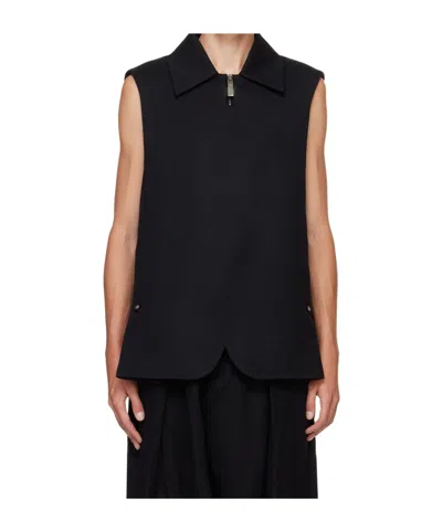 Ader Error Sleeveless Vest In Black