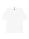 Ader Error Slogan-embroidered T-shirt In Red