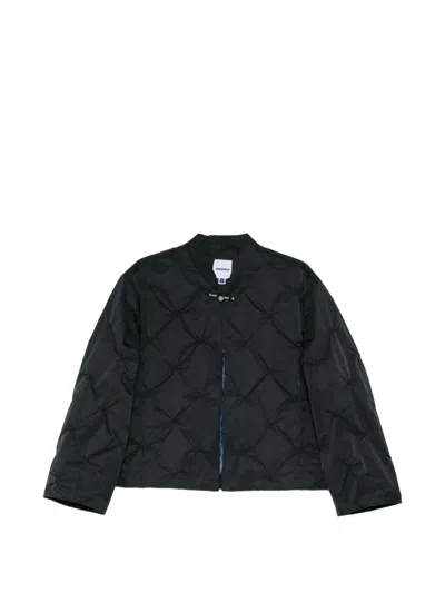 Ader Error Smocked Toggle-fastening Jacket In Black