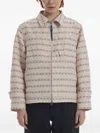 Ader Error Striped Button-detail Jacket In Neutral