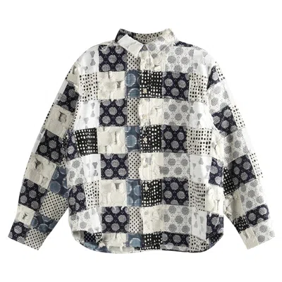 Pre-owned Ader Error Stylish Checkered Shirt 'blue' | Men's Size L