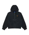 Ader Error Sv Tag Hooded Work Jacket 01 In Black