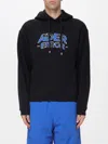 Ader Error Long-sleeved Hooded Sweatshirt In Black