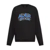 Ader Error Logo Embroidered Sweatshirt In Black