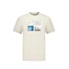 Ader Error Beige Patch T-shirt In White