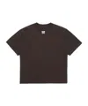 Ader Error T-shirt With Round Neck And Short Sleeves In Black