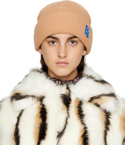 ADER ERROR TAN LOGO BEANIE