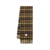 Ader Error Tartan Scarf In Brown