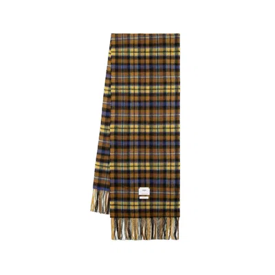 ADER ERROR ADER ERROR TARTAN SCARF - WOOL - BROWN