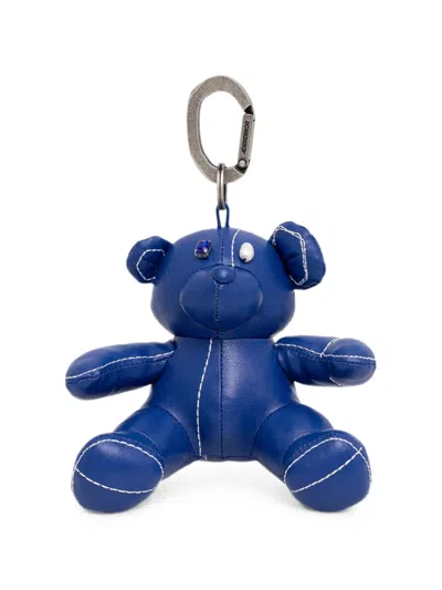 Ader Error Teddy-bear Keyring In Blue
