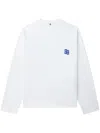 Ader Error White Sig; Trs Tag 01 Long Sleeve T-shirt In White