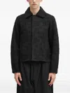 Ader Error Textured Buttoned Cardigan In Black