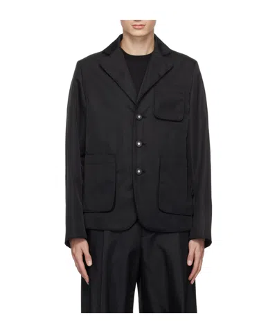 Ader Error Three-dimensional Pocket Suit Coat In Black