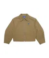 Ader Error Trs Tag 01 Logo Patch Casual Jacket In Brown
