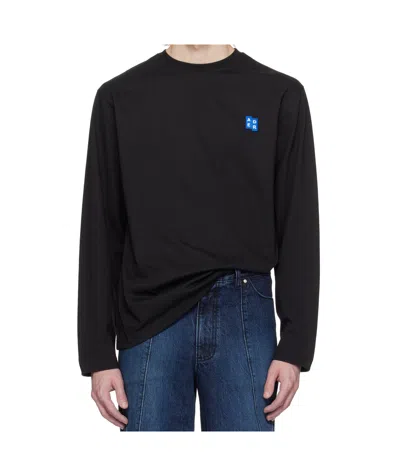 Ader Error Trs Tag 01 Ls T-shirt In Noir