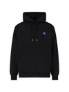 Ader Error Hooded Sweatshirt With Front Pockets And Cuffs In Black