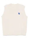 Ader Error Trs Tag Knitted Vest In Neutrals