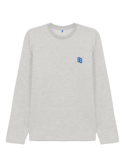 Ader Error Trs Tag Long-sleeved T-shirt In Grey
