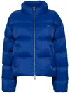 Ader Error Blue Significant Trs Tag Down Jacket In Blue