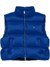 Ader Error Trs Tag Puffer Vest In Blue