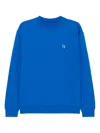 Ader Error Blue Trs Tag 01 Sweatshirt In Blue