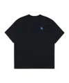Ader Error T-shirt With Round Neck And Short Sleeves In Black
