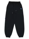 Ader Error Logo Patch Sweatpants In Black