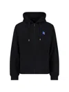 Ader Error Black Trs Tag 02 Zip-up Hoodie In Black