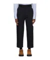 Ader Error Twill Waist-loop Casual Pants In Black