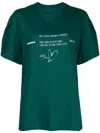 Ader Error Twinkle Graphic-print T-shirt In Green