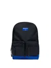 Ader Error Two-tone Front-pocket Backpack In Black