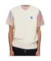 Ader Error Off-white Significant Trs Tag Knit 01 Vest In White