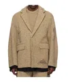 Ader Error Varto Lapel Blazer In Brown