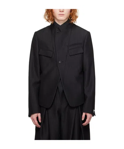 Ader Error Vassi Suit Coat In Black