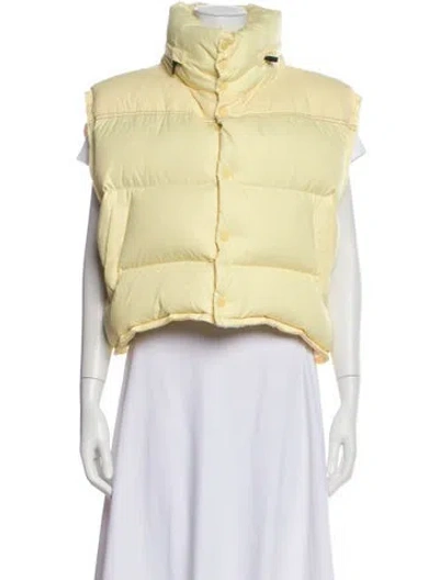 Pre-owned Ader Error Vest In Yellow