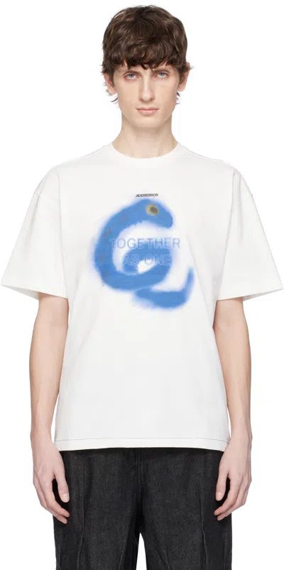 ADER ERROR WHITE 0107 T-SHIRT