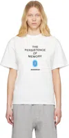 Ader Error White Blue Net Product. 49 T-shirt In Off White