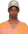 Ader Error White Cursive Trs Cap In Multi