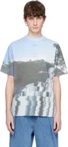 Ader Error White Half S Pull-over 0503 T-shirt In Blue