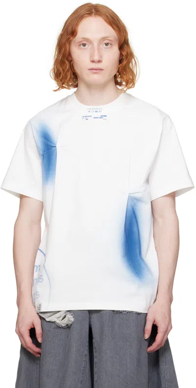 Ader Error White Nowia T-shirt In Off White