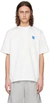 ADER ERROR WHITE SIGNIFICANT PATCH T-SHIRT
